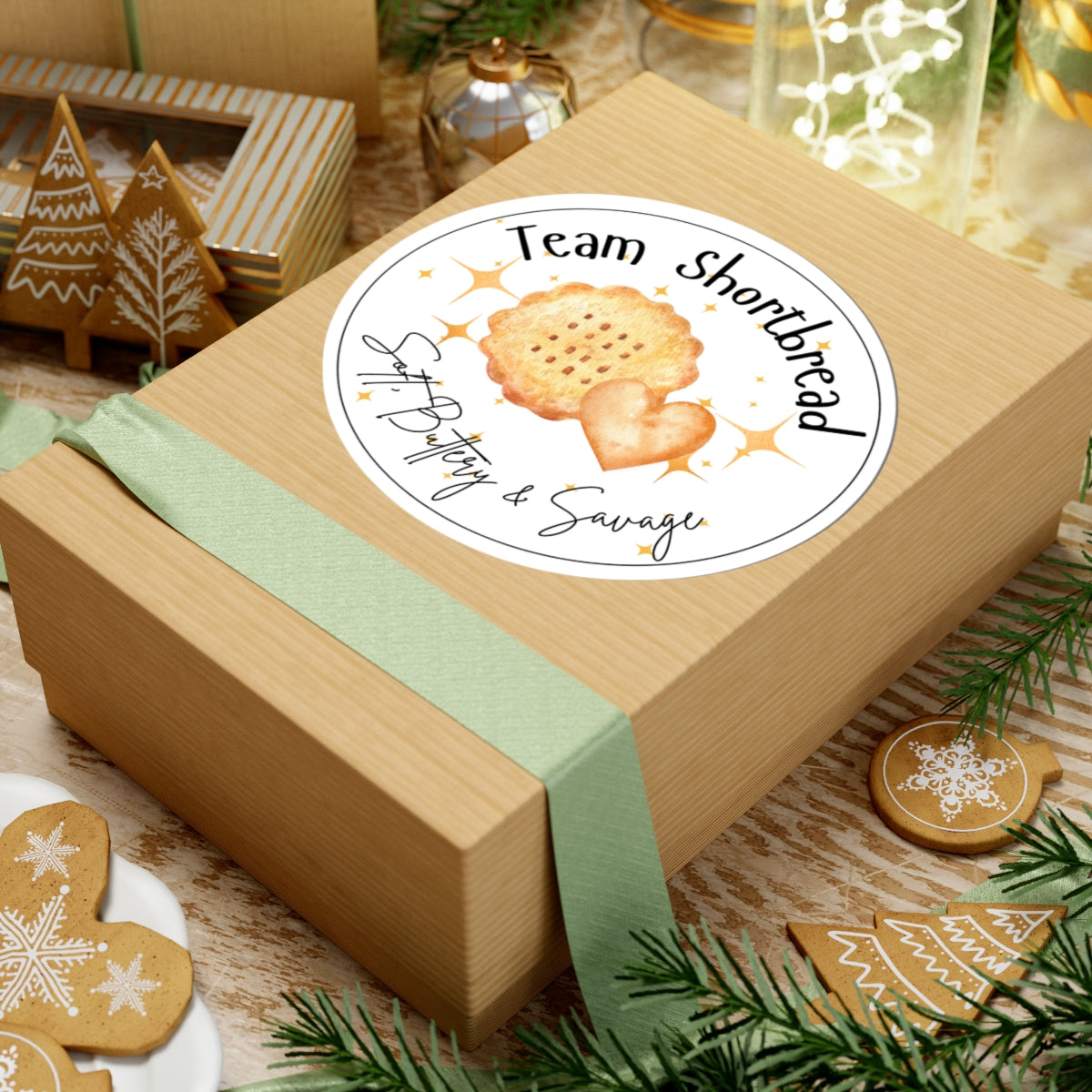 Team Shortbread Sticker | Soft, Buttery & Savage