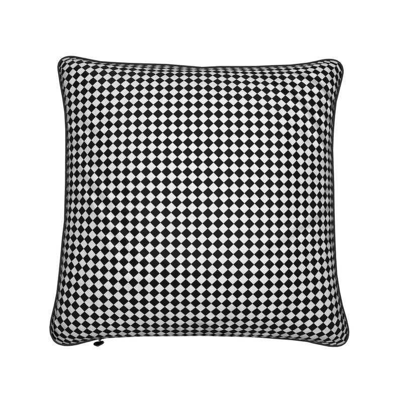 Black Argyle Cushion