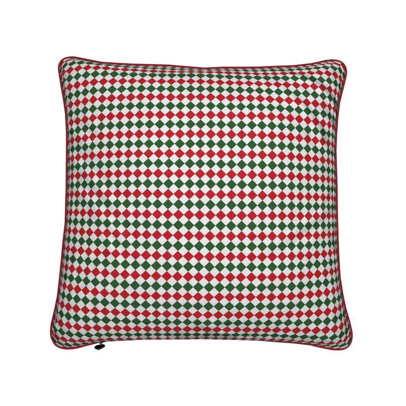 Christmas Argyle Cushion