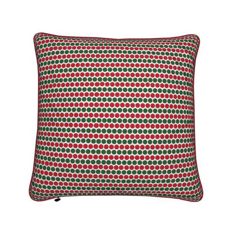 Christmas Polka Dot Cushion