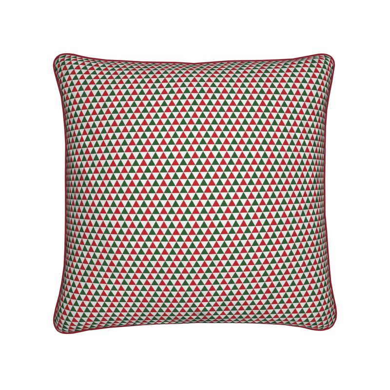 Christmas Triangles Party Cushion