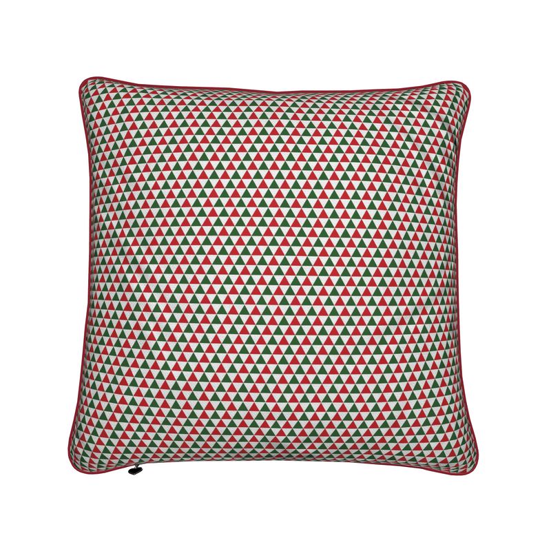 Christmas Triangles Party Cushion