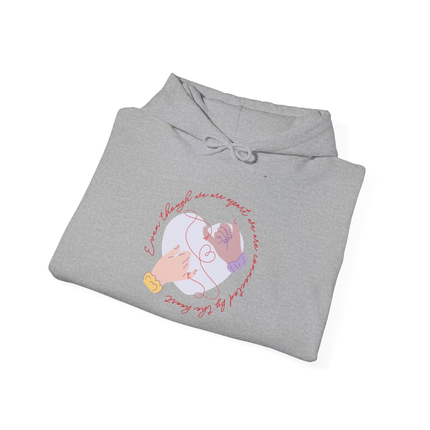 Apart But Connected By Heart Unisex Heavy Blend™ Hooded Sweatshirt