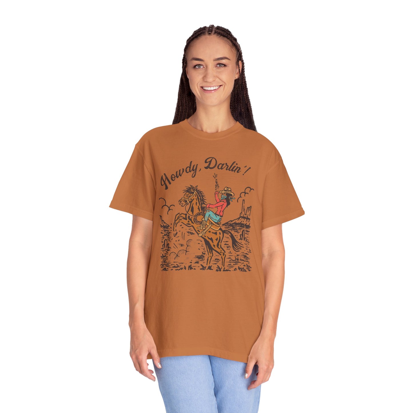 Howdy, Darlin'! Unisex Garment-Dyed T-shirt