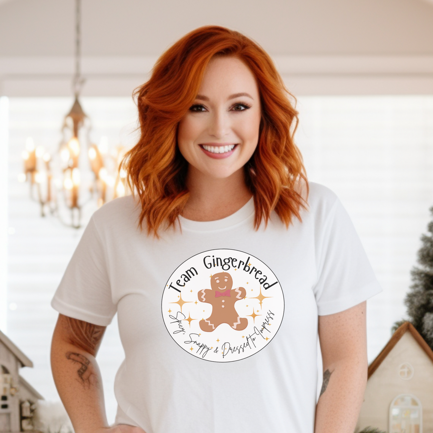 Team Gingerbread T-Shirt | Spicy, Snappy & Dressed to Impress
