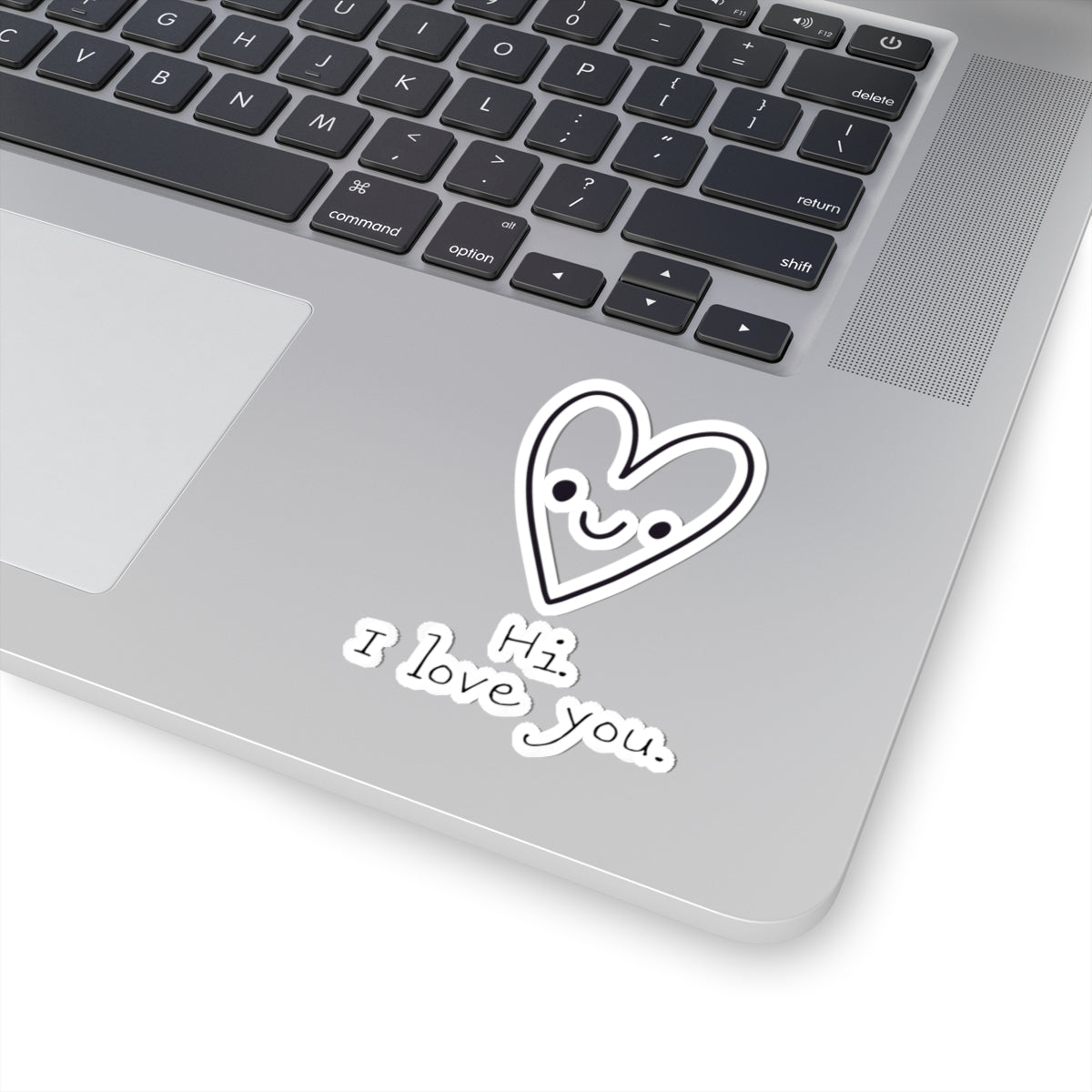 Hi. I Love You. Valentine Kiss-Cut Stickers