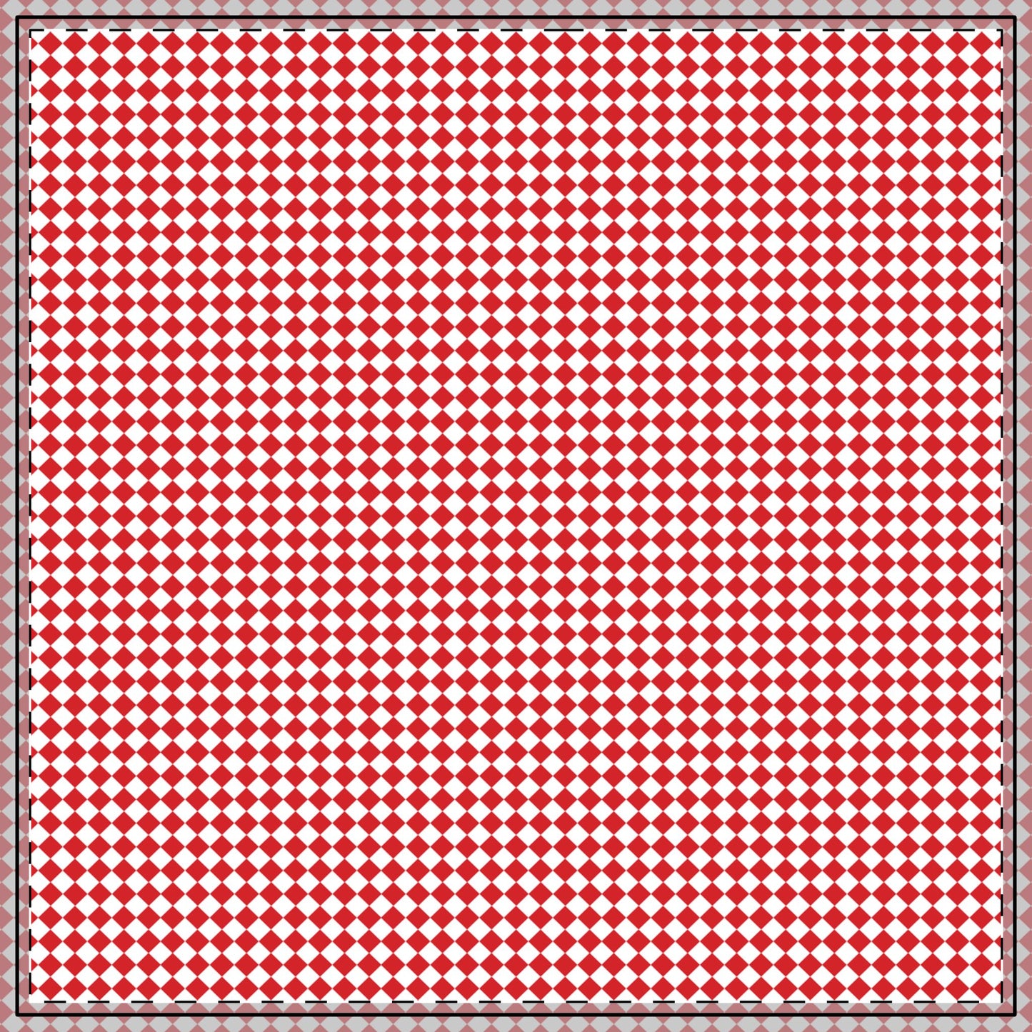 Red Argyle Square/Rectangle Tablecloths