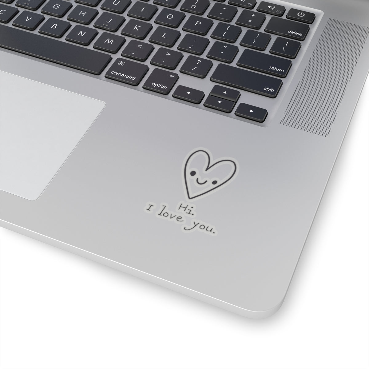 Hi. I Love You. Valentine Kiss-Cut Stickers