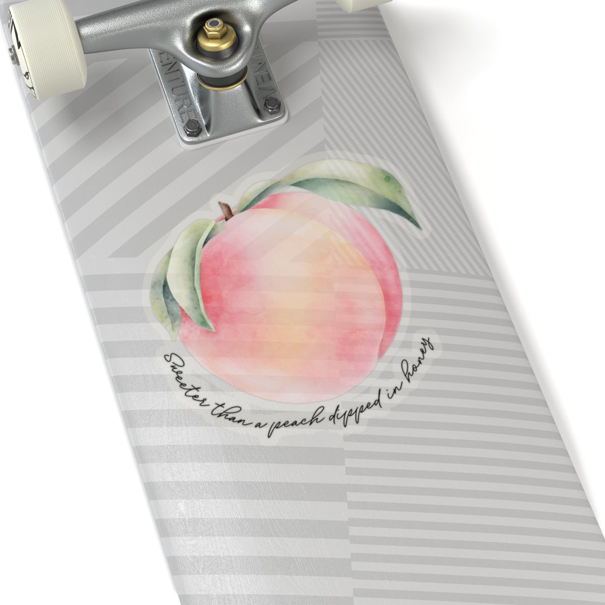Sweeter Than A Peach In Honey Texas Valentine Kiss-Cut Stickers