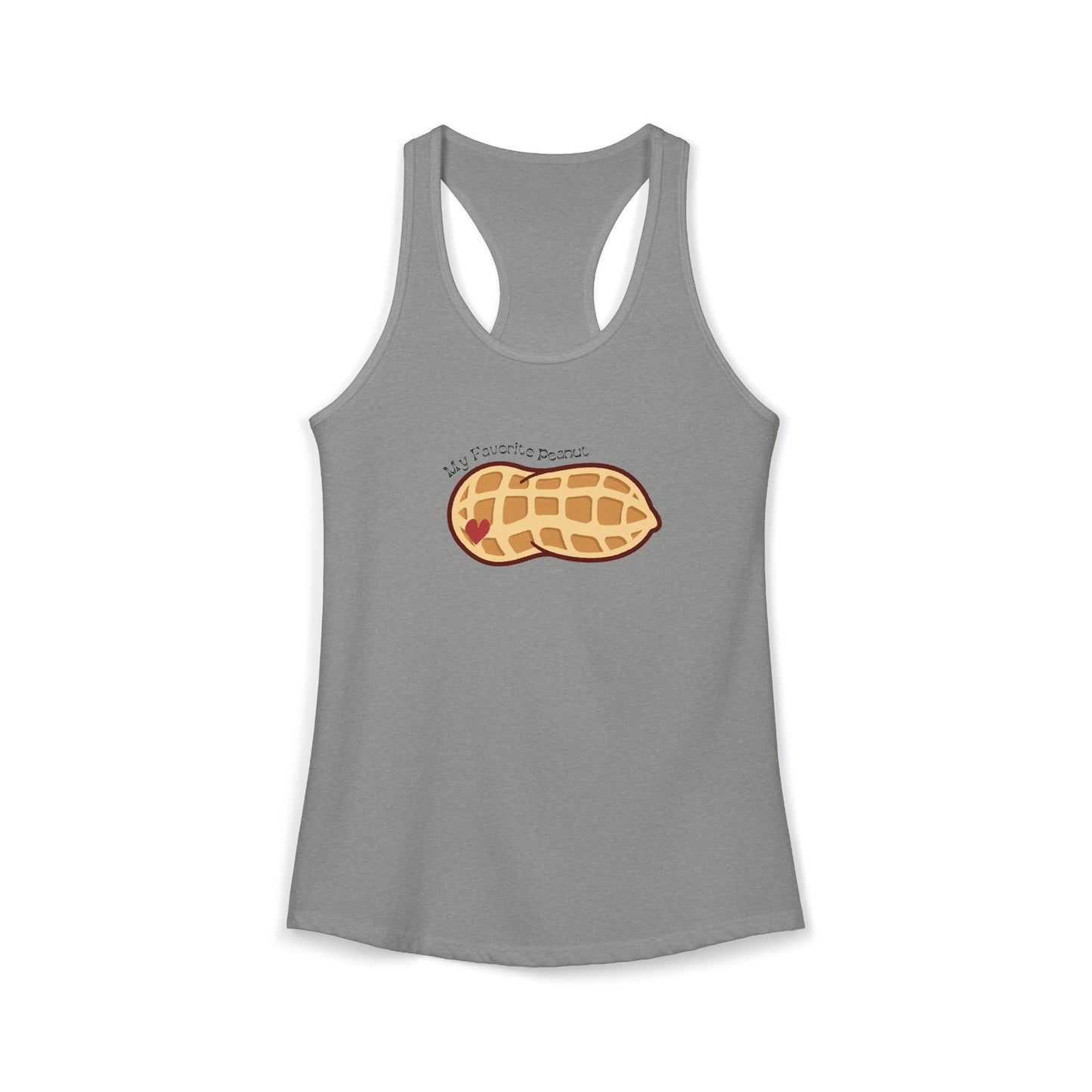 My Favorite Peanut Women's Ideal Racerback Tank