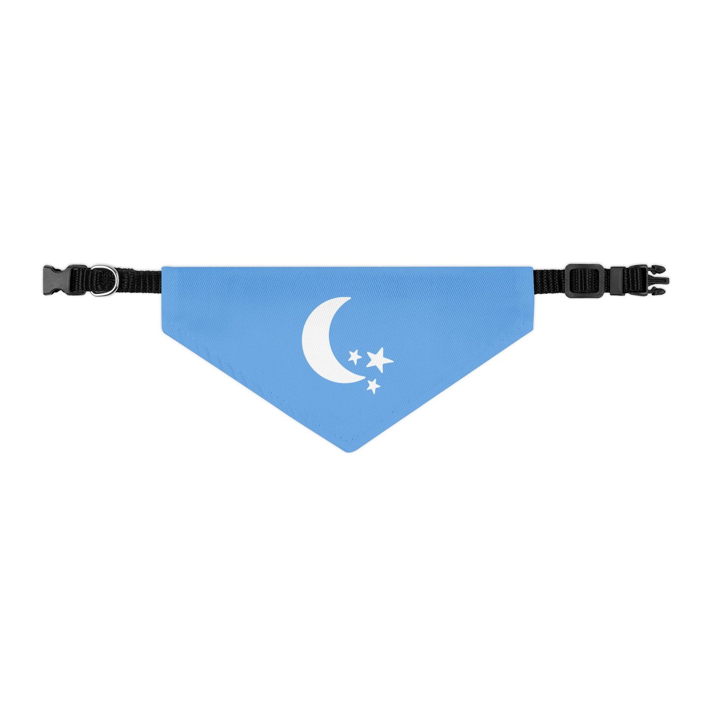 Moon & Stars Clip-On Pet Bandana Collar