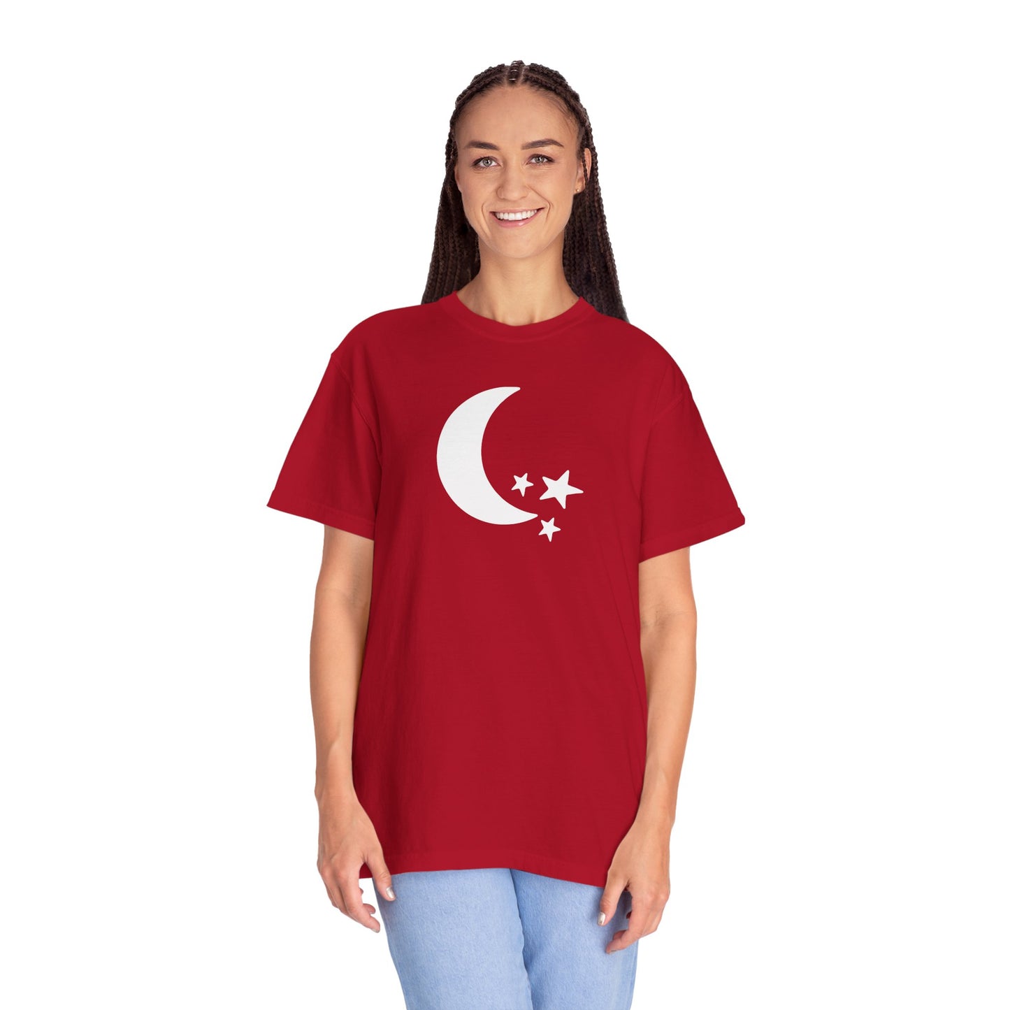 Moon & Stars Unisex Garment-Dyed T-shirt