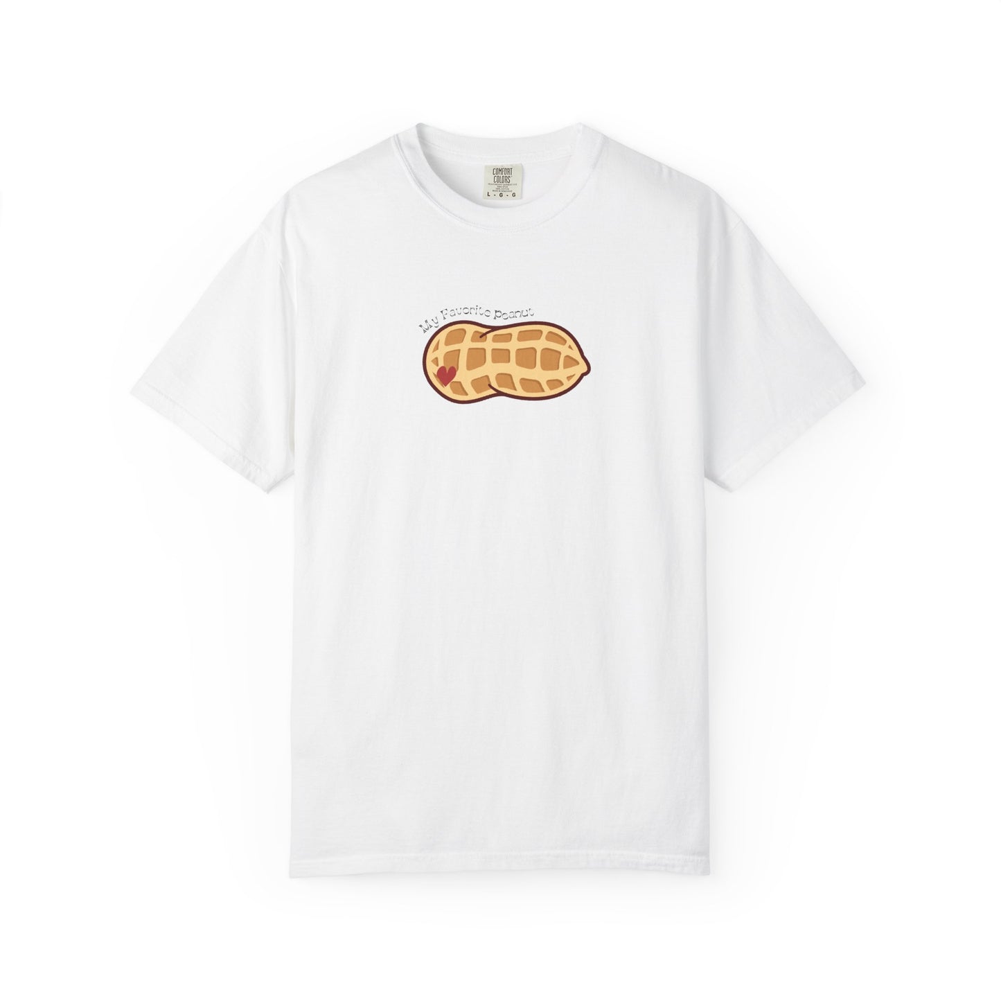 My Favorite Peanut Unisex Garment-Dyed T-shirt
