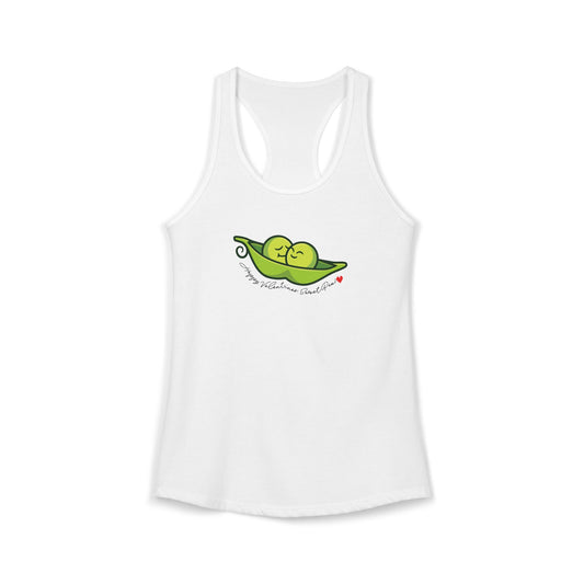 My Sweet Pea Valentines Women's Ideal Racerback Tank
