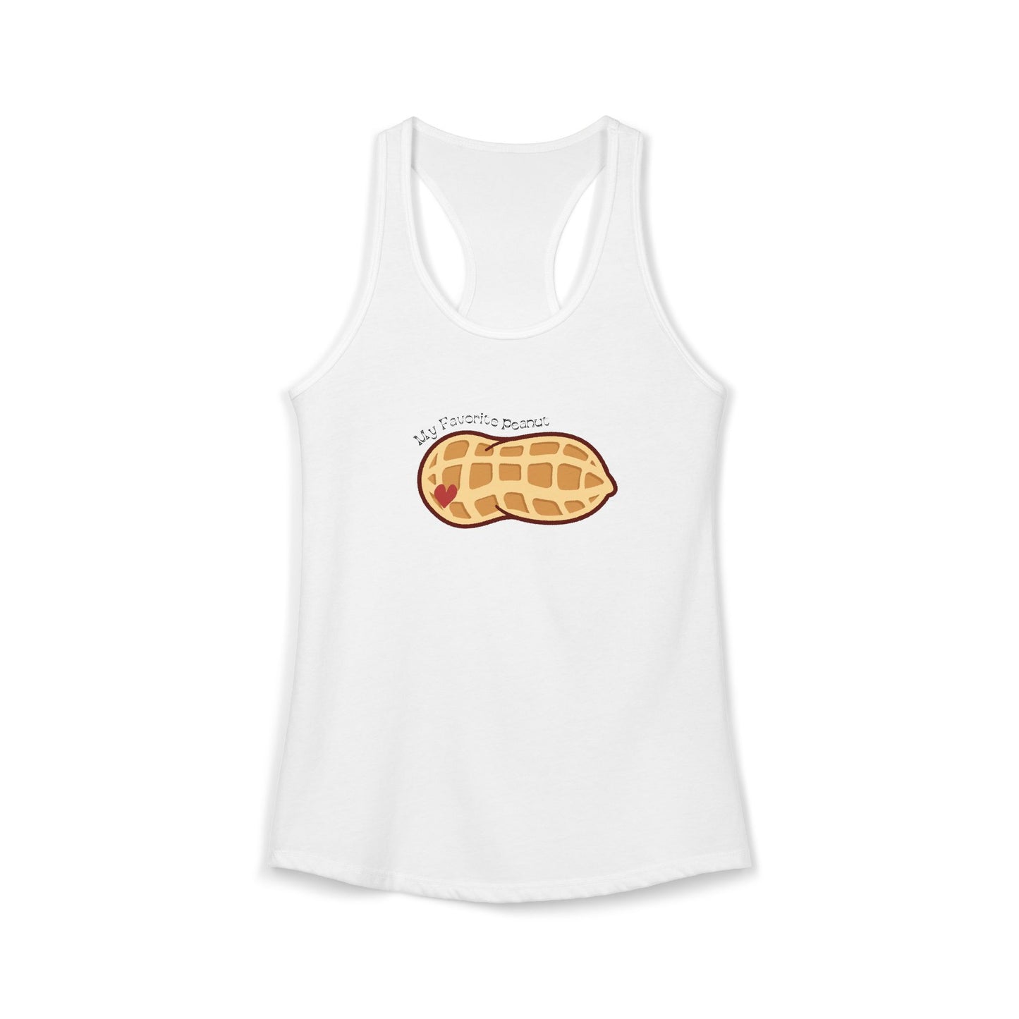 My Favorite Peanut Women's Ideal Racerback Tank