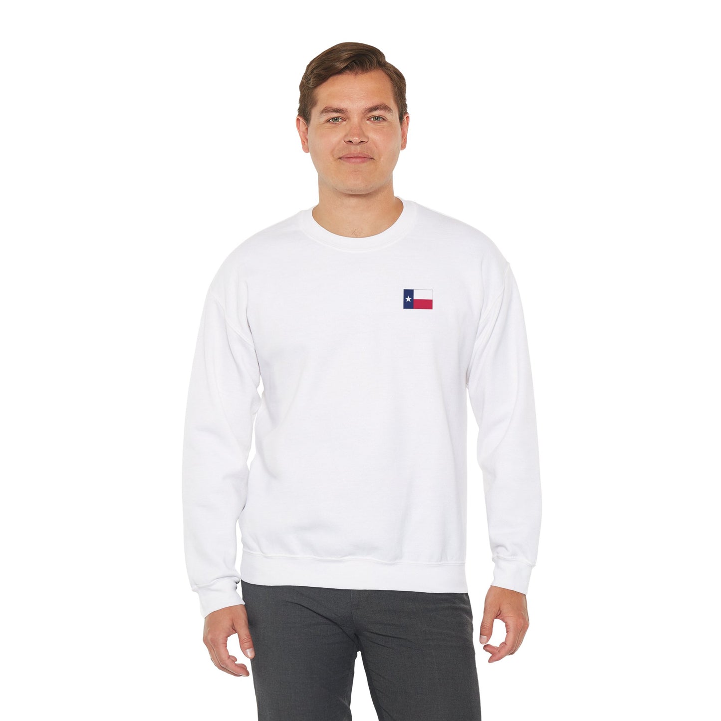 Texas Christmas Southern Star Unisex Heavy Blend™ Crewneck Sweatshirt