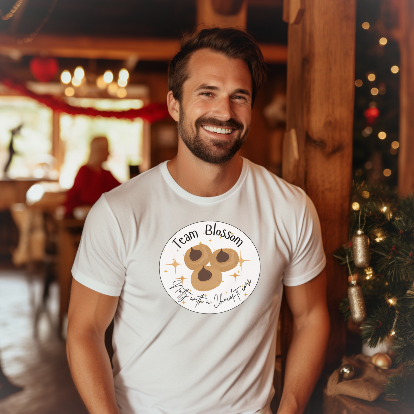 Team Blossom T-Shirt | Nutty with a Chocolate Core