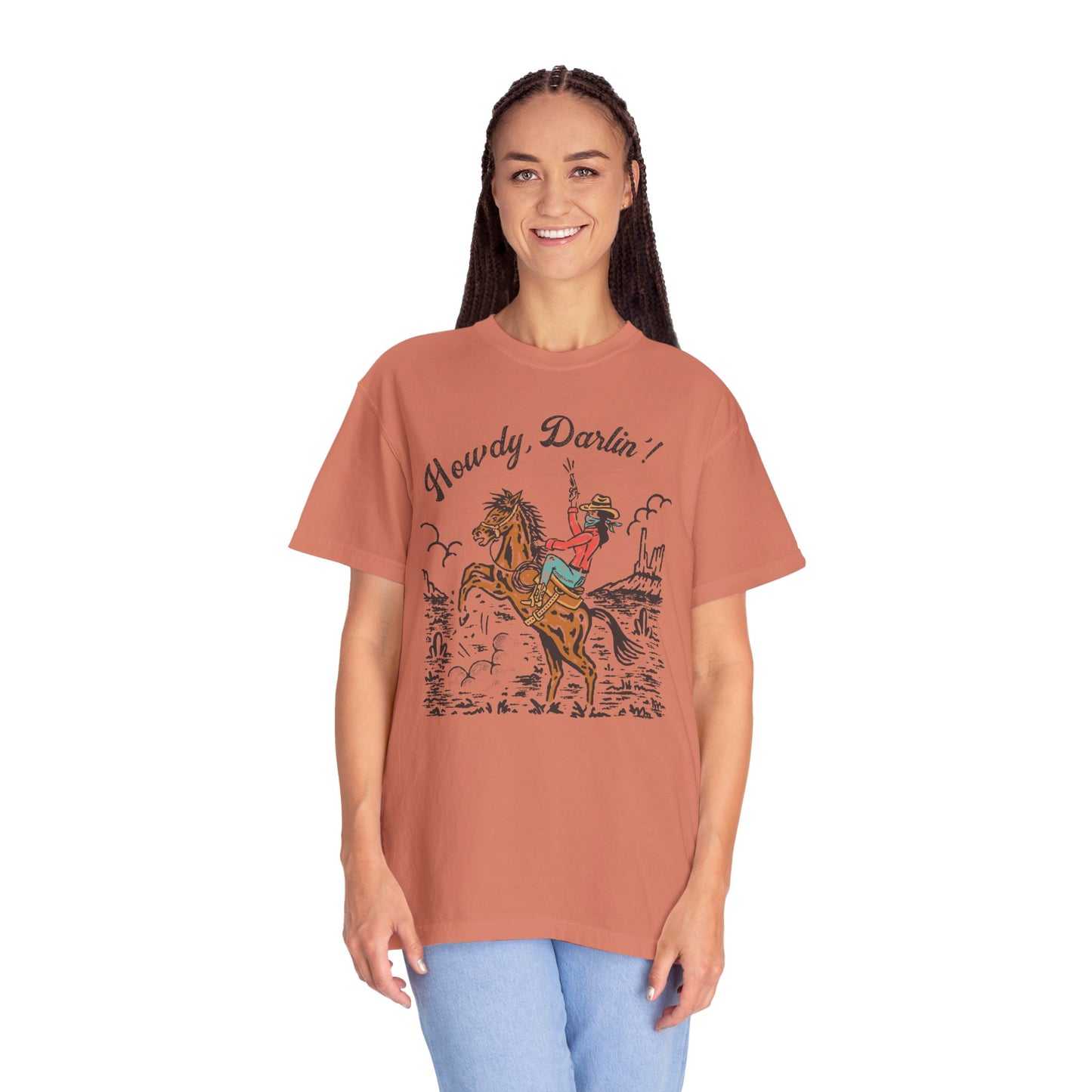 Howdy, Darlin'! Unisex Garment-Dyed T-shirt
