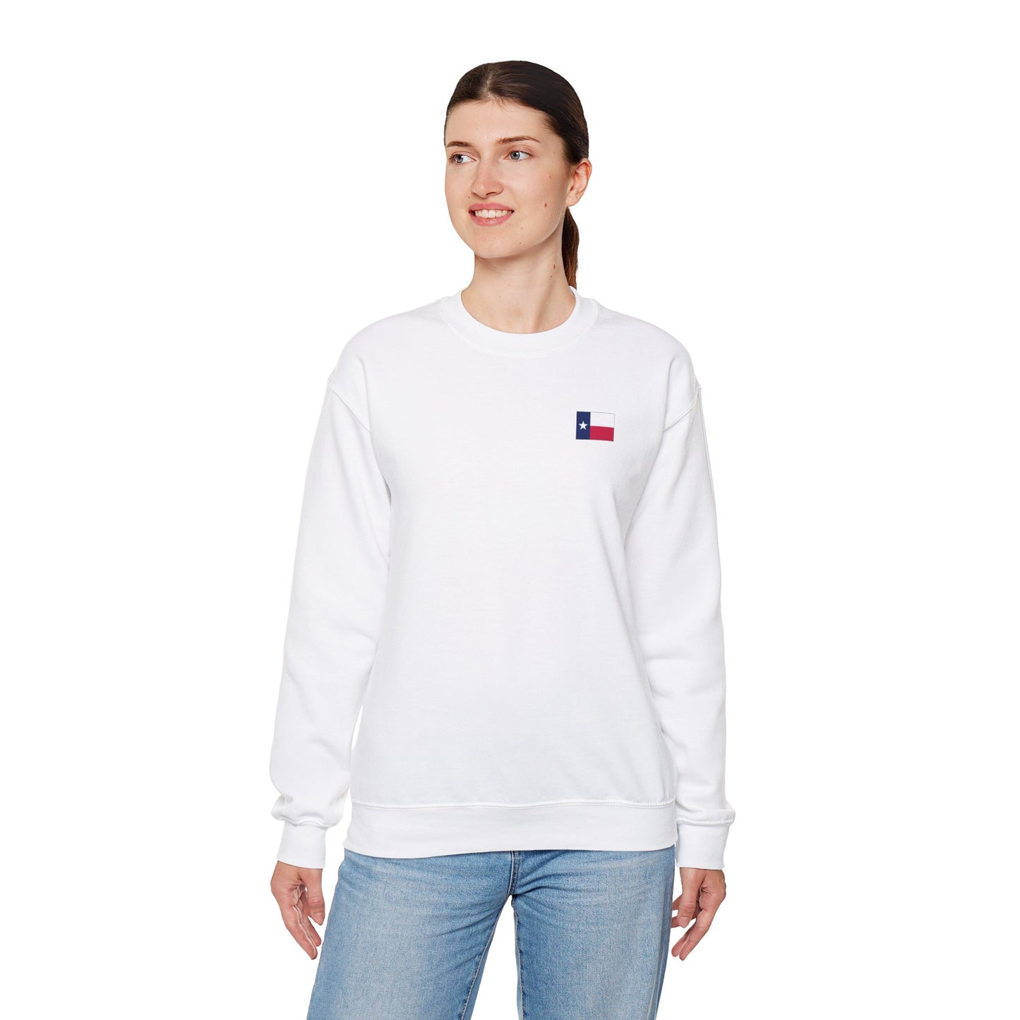 Texas Christmas Southern Star Unisex Heavy Blend™ Crewneck Sweatshirt