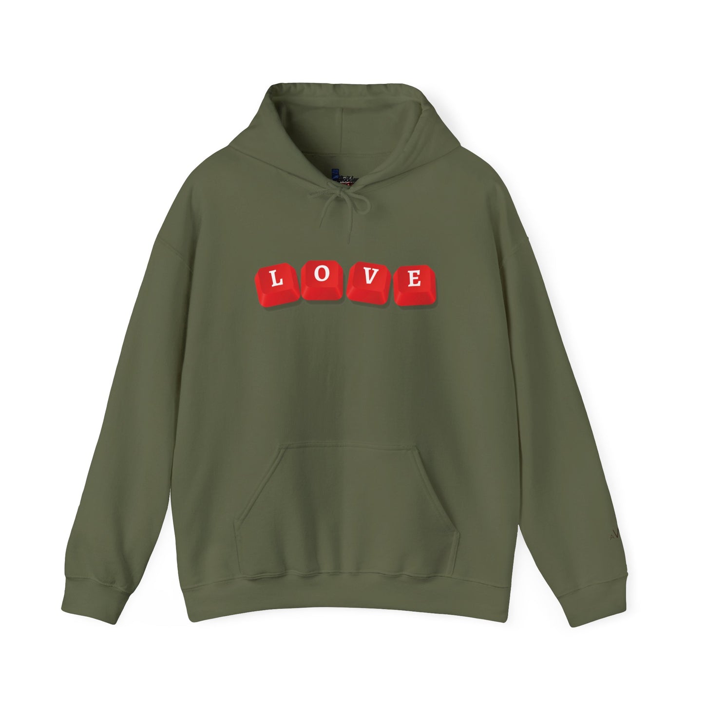 LOVE Key Caps Unisex Heavy Blend™ Hooded Sweatshirt