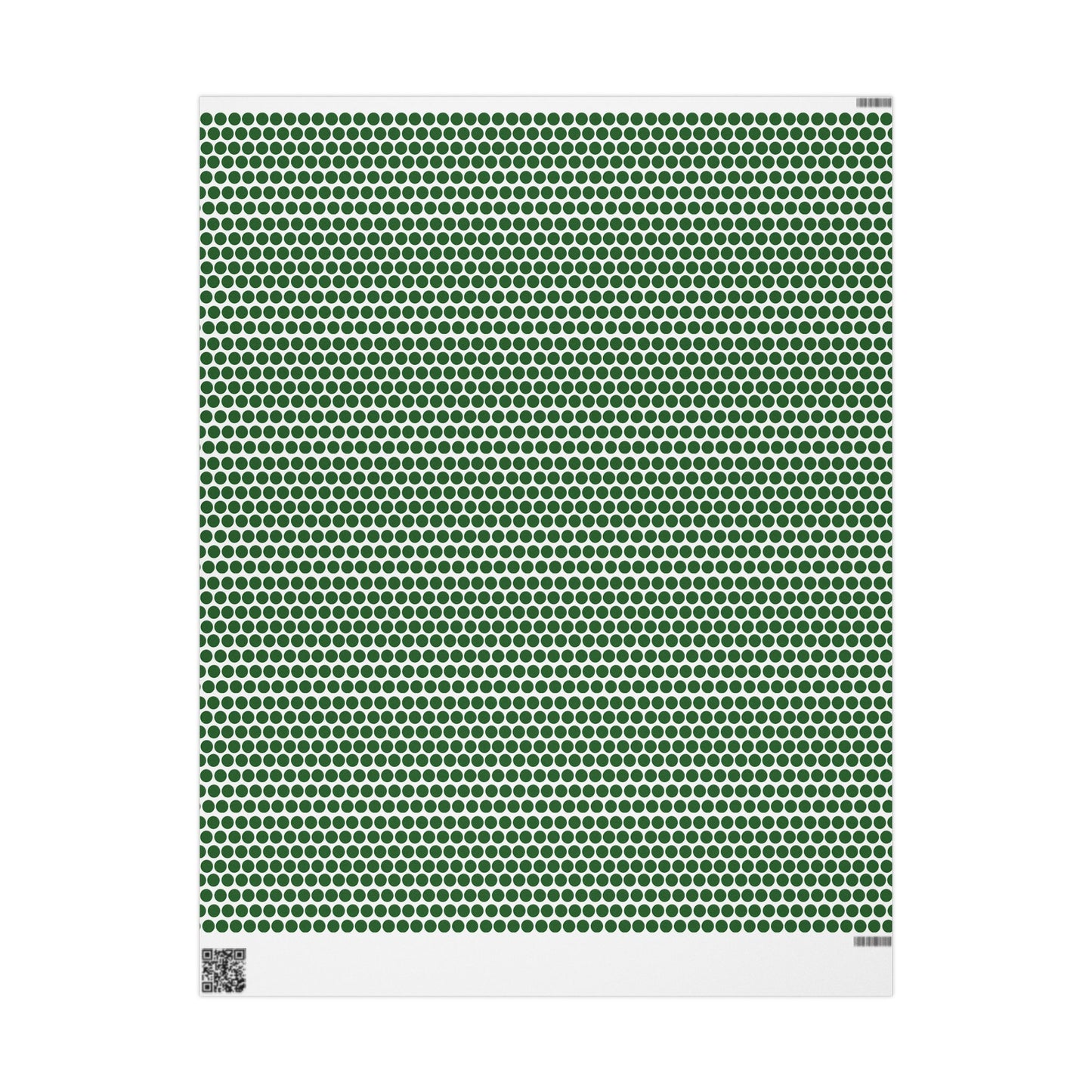 Green Polka Dot Wrapping Paper