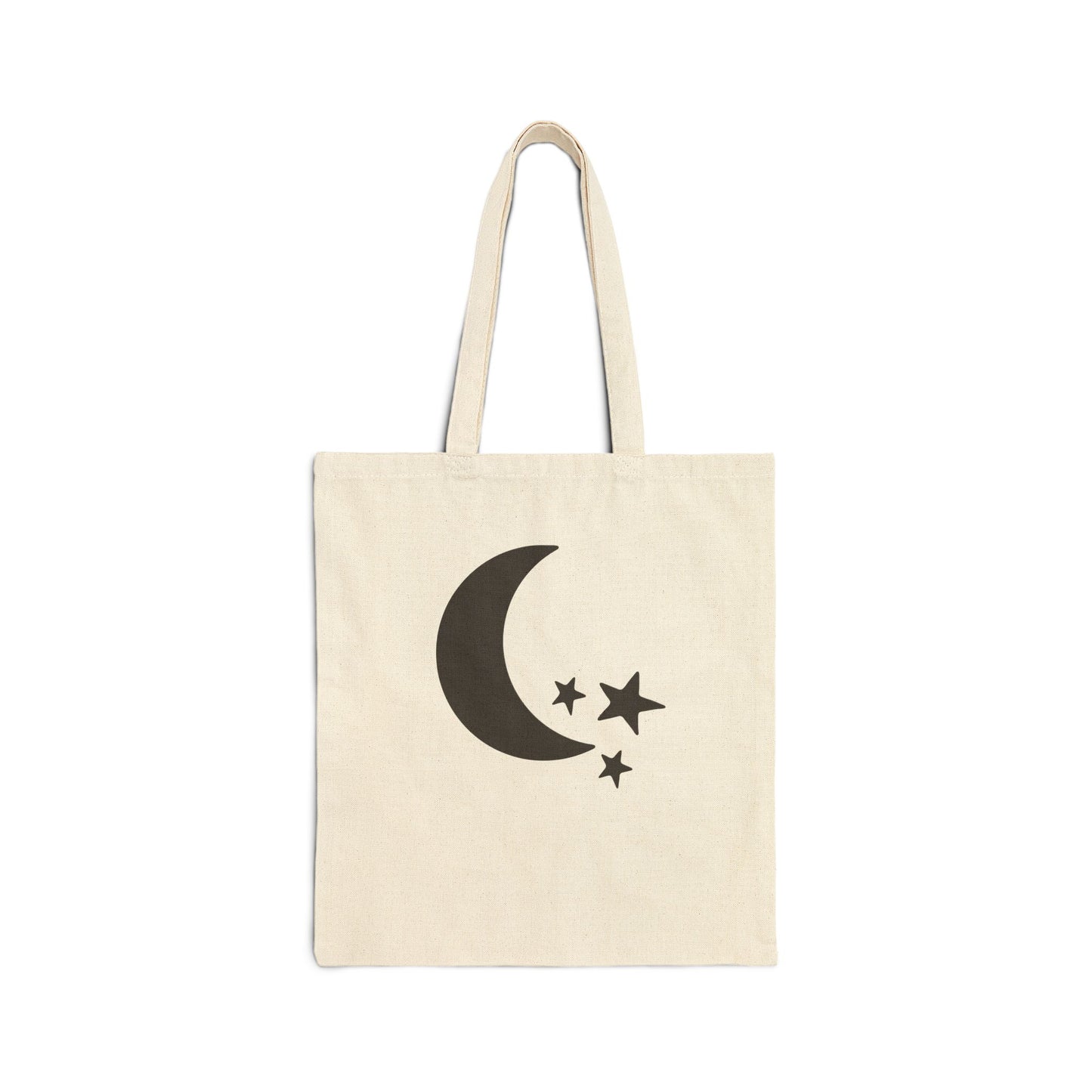 Moon & Stars Texas Flag Valentines Personalize Custom Name Cotton Canvas Tote Bag
