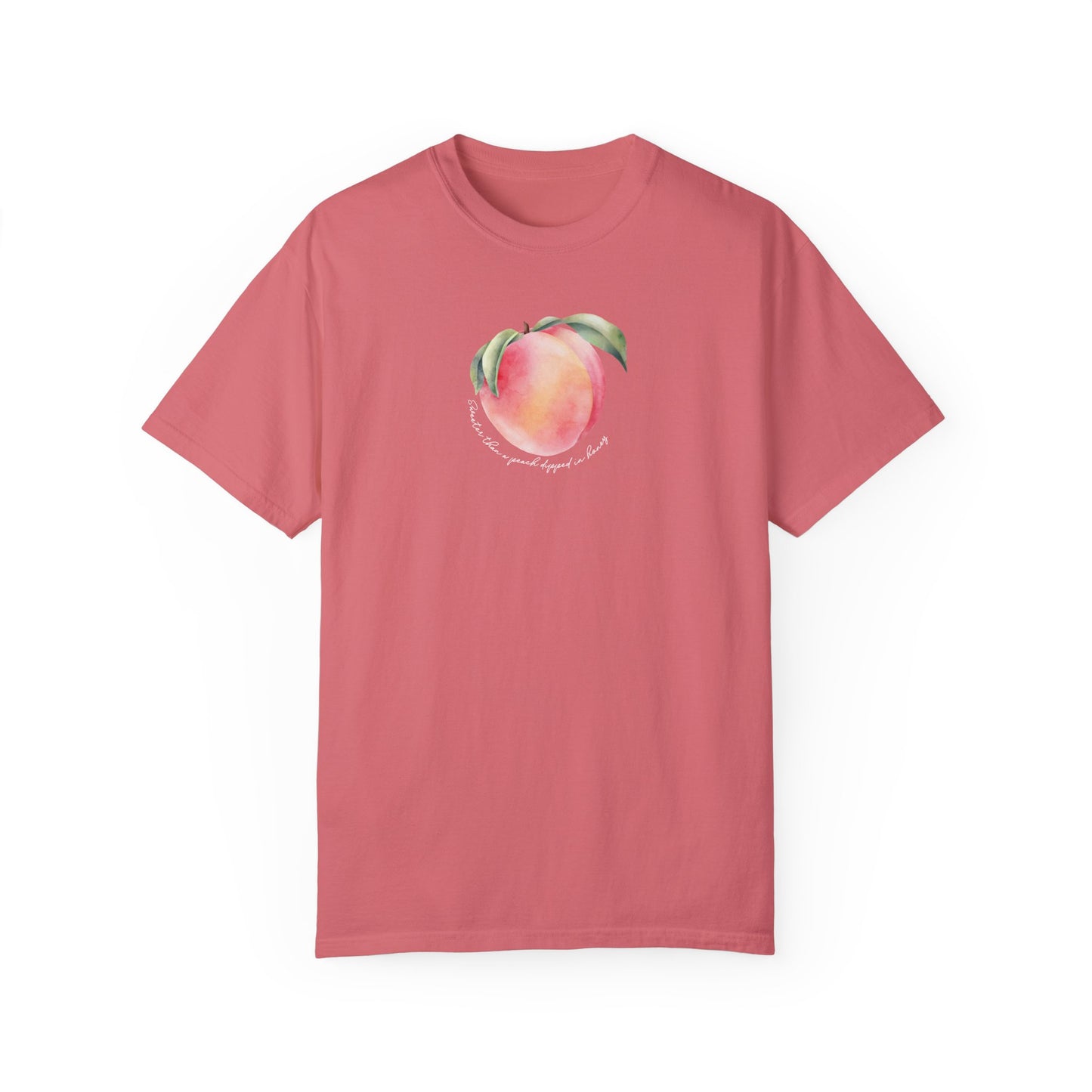 Sweeter Than A Peach In Honey Unisex Garment-Dyed T-shirt