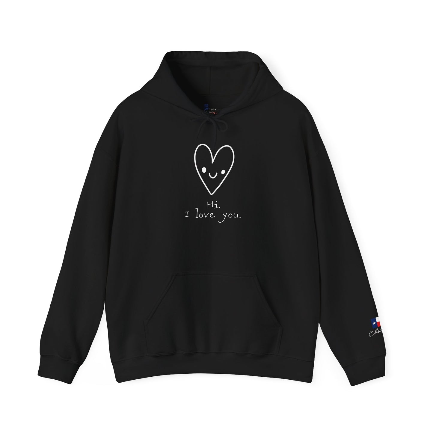 Hi. I Love You. Unisex Heavy Blend™ Hooded Sweatshirt