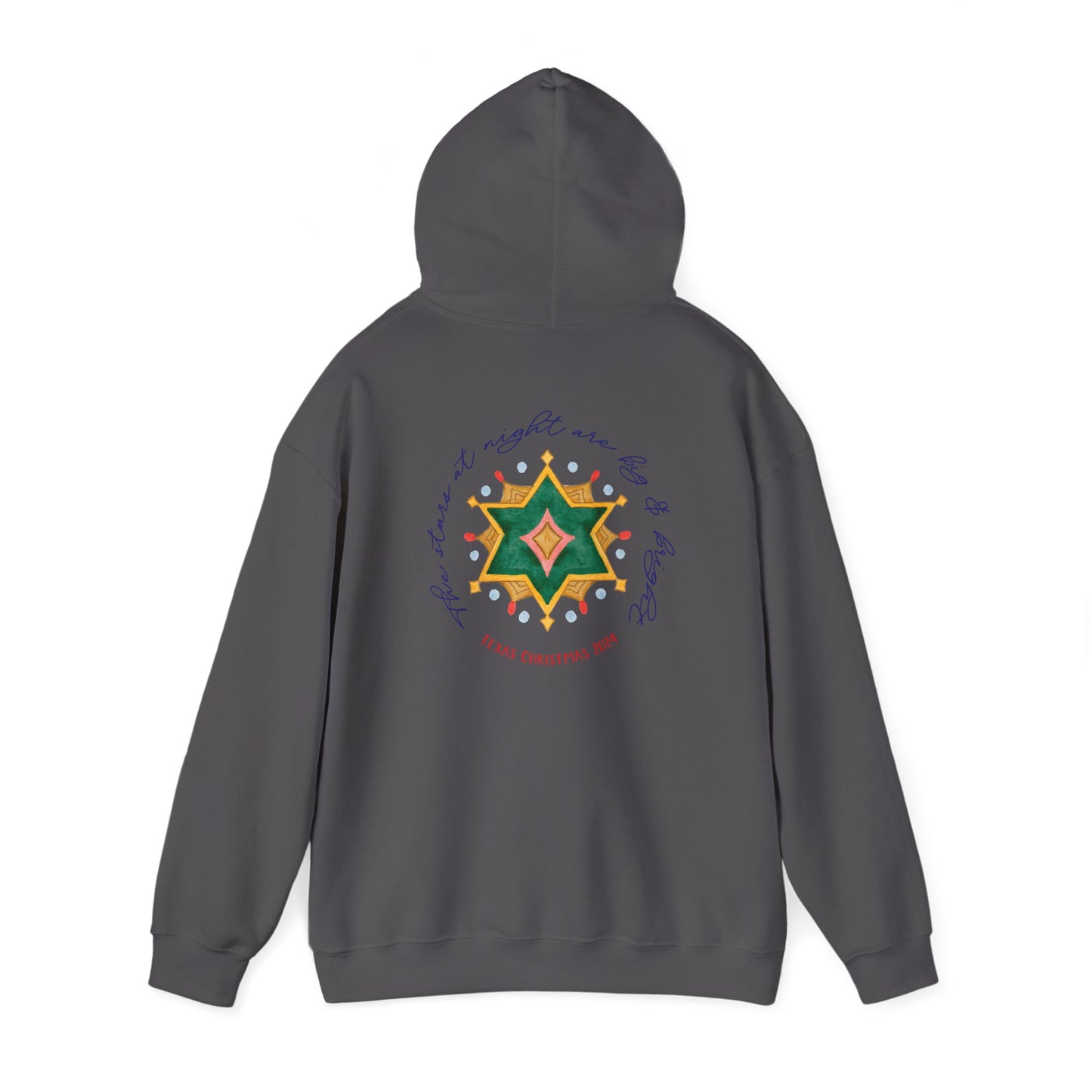 Texas Christmas Eastern Star Unisex Heavy Blend™ Hooded Sweatshirt