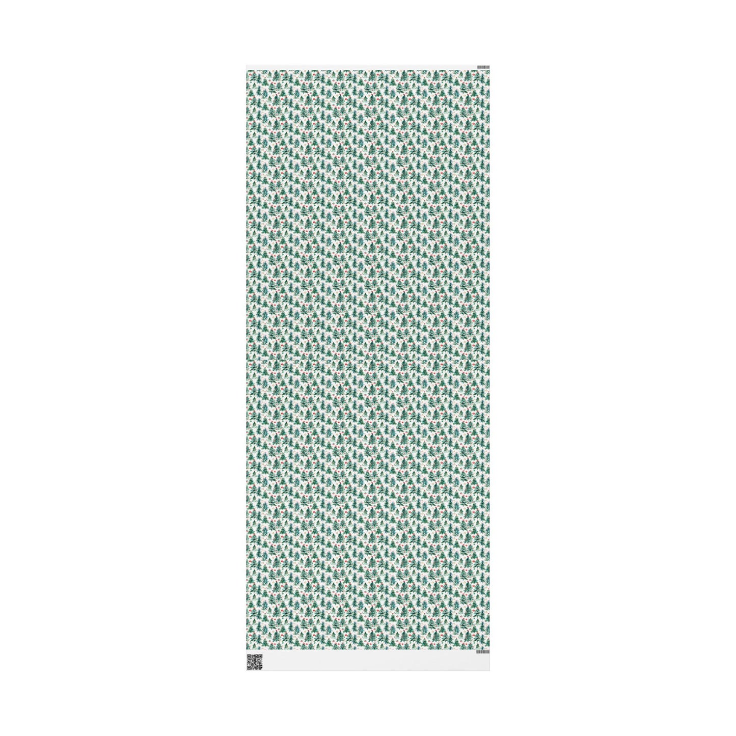 Watercolor Christmas Trees Wrapping Paper