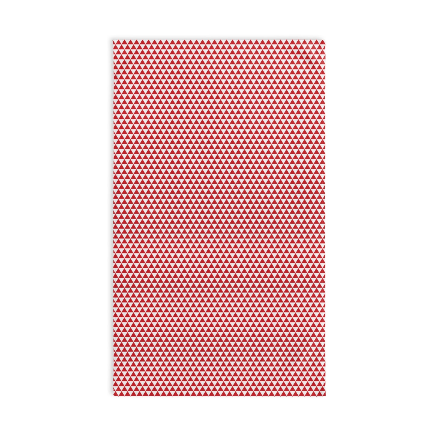 Red Triangles Hand Towel