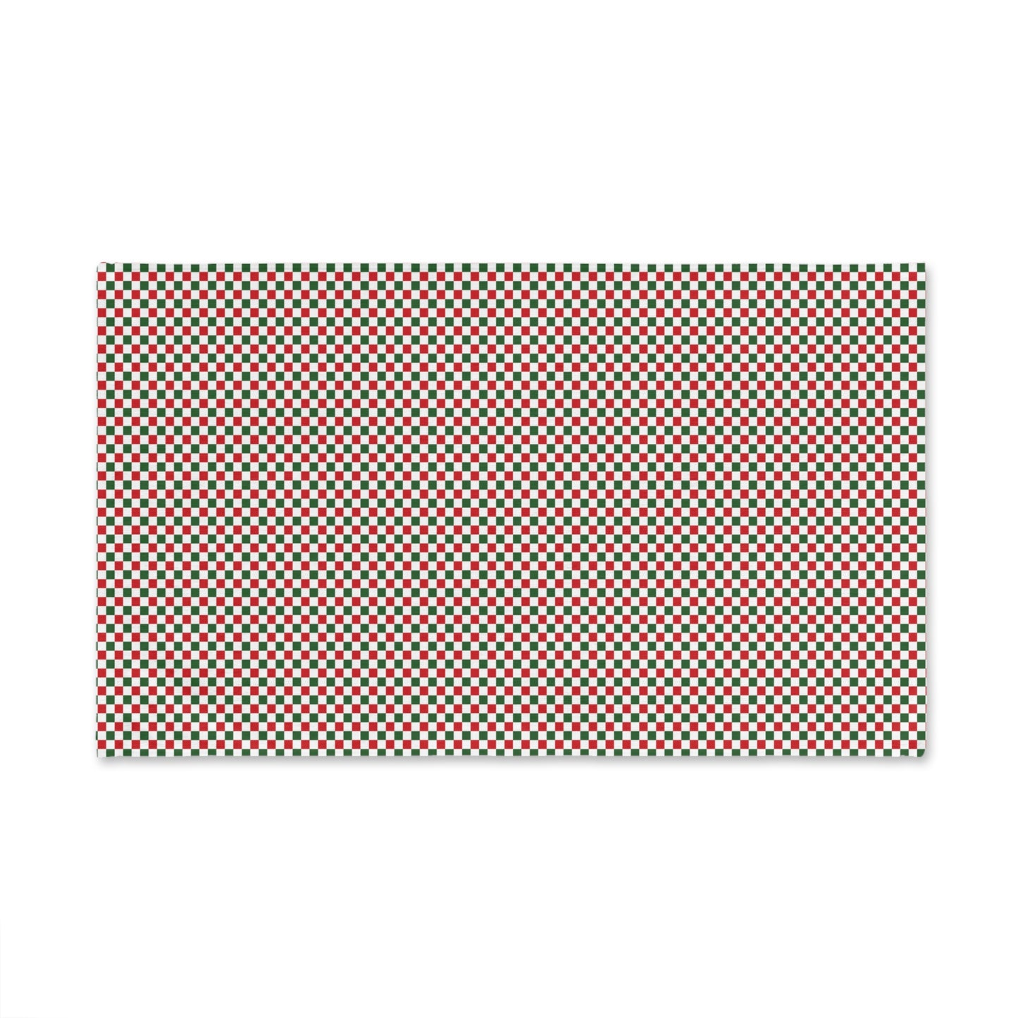 Christmas Checkered Hand Towel