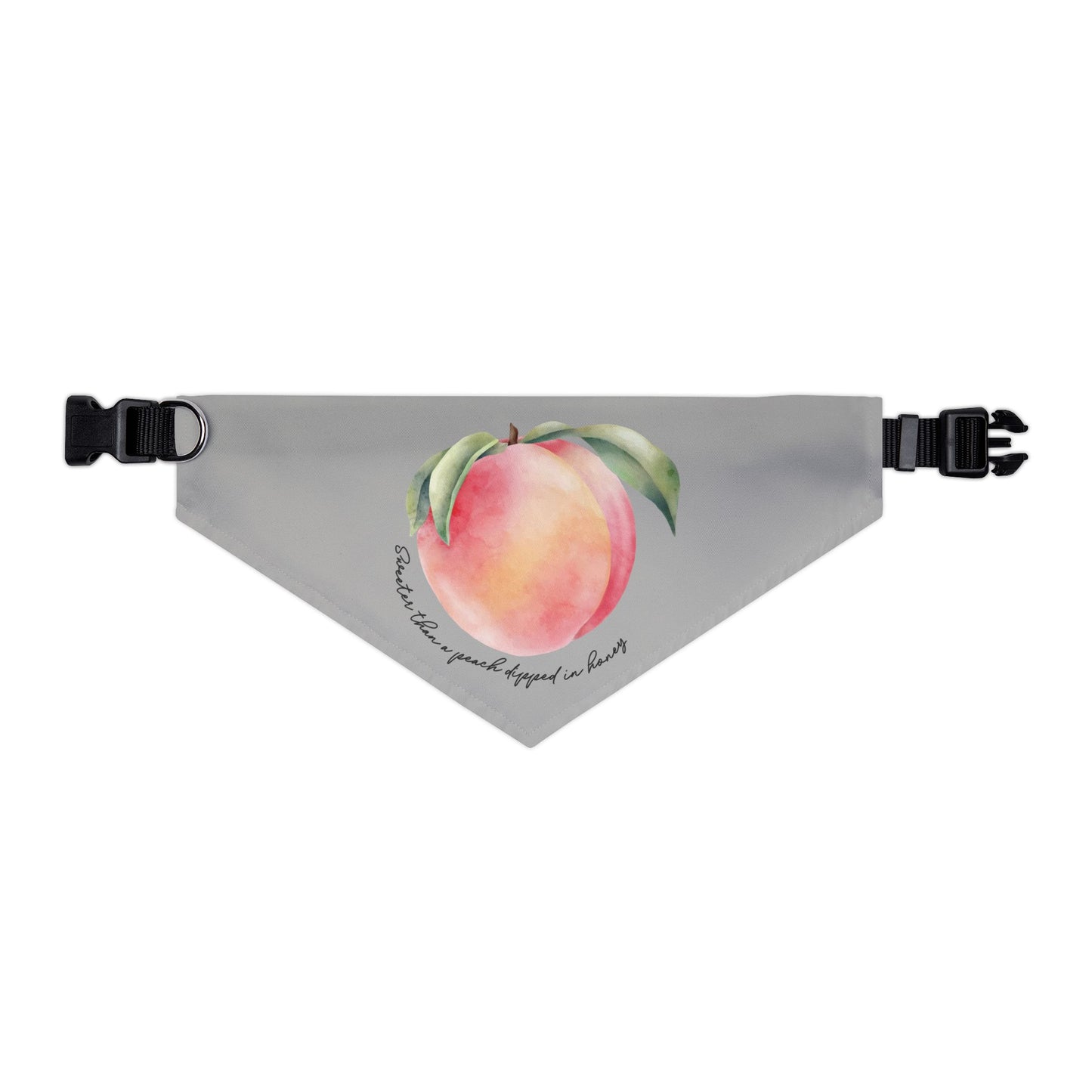 Sweet As A Peach Dipped In Honey Clip-On Pet Bandana Collar
