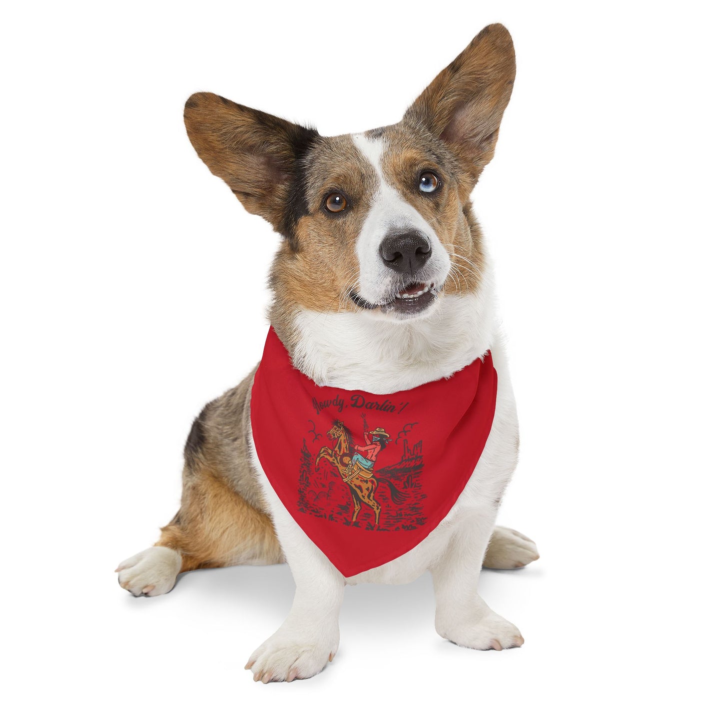Howdy, Darlin'! Clip-On Pet Bandana Collar