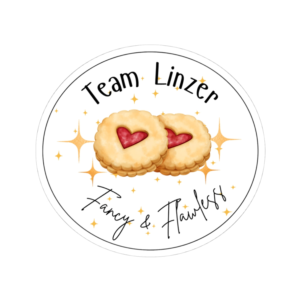 Team Linzer Sticker | Fancy, Flawless