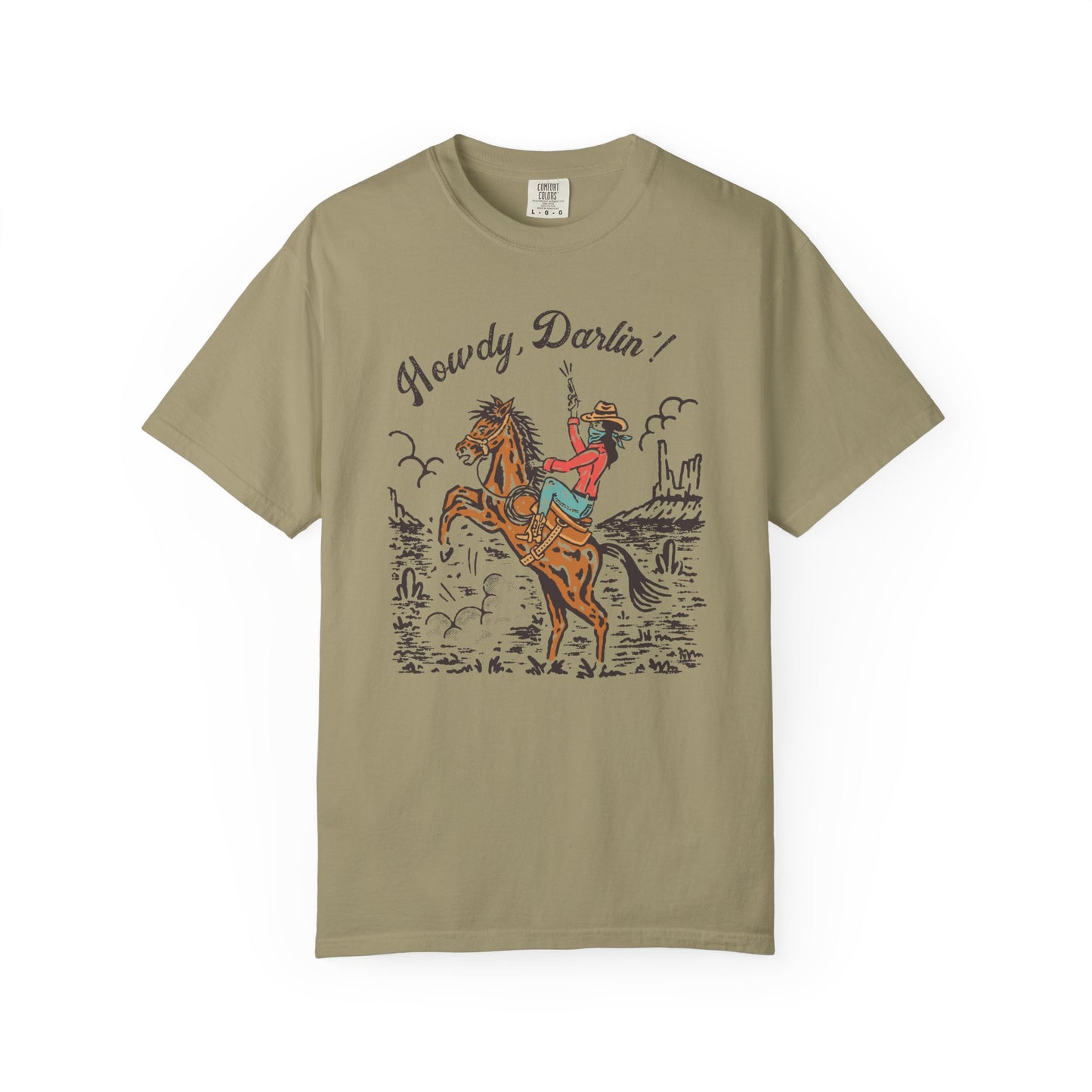 Howdy, Darlin'! Unisex Garment-Dyed T-shirt