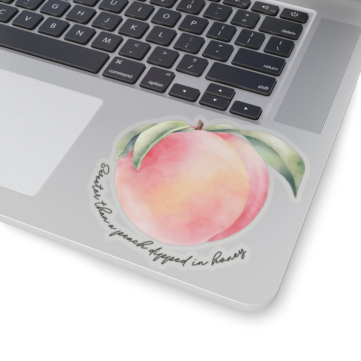Sweeter Than A Peach In Honey Texas Valentine Kiss-Cut Stickers