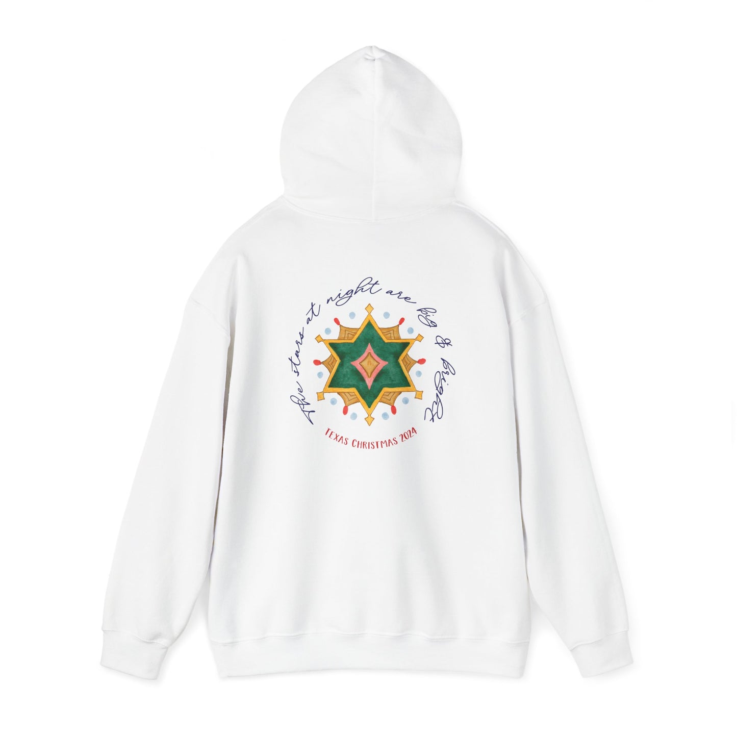 Texas Christmas Eastern Star Unisex Heavy Blend™ Hooded Sweatshirt