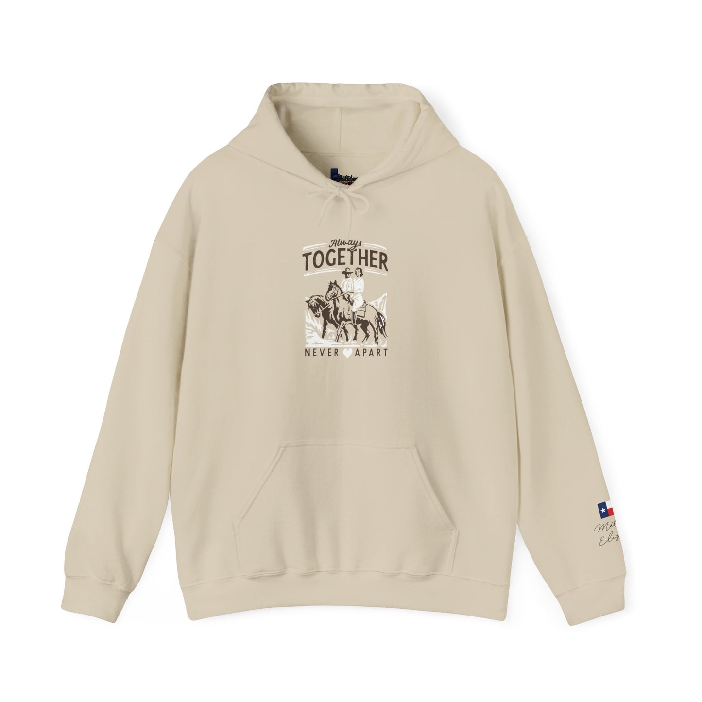 Always Together Western Graphic Unisex Heavy Blend™ Hooded Sweatshirt