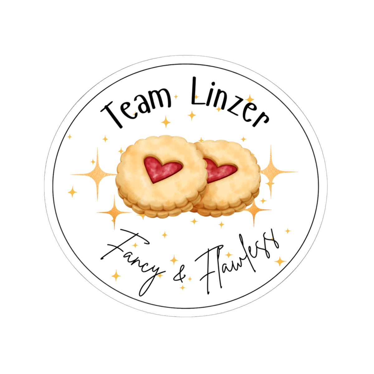 Team Linzer Sticker | Fancy, Flawless
