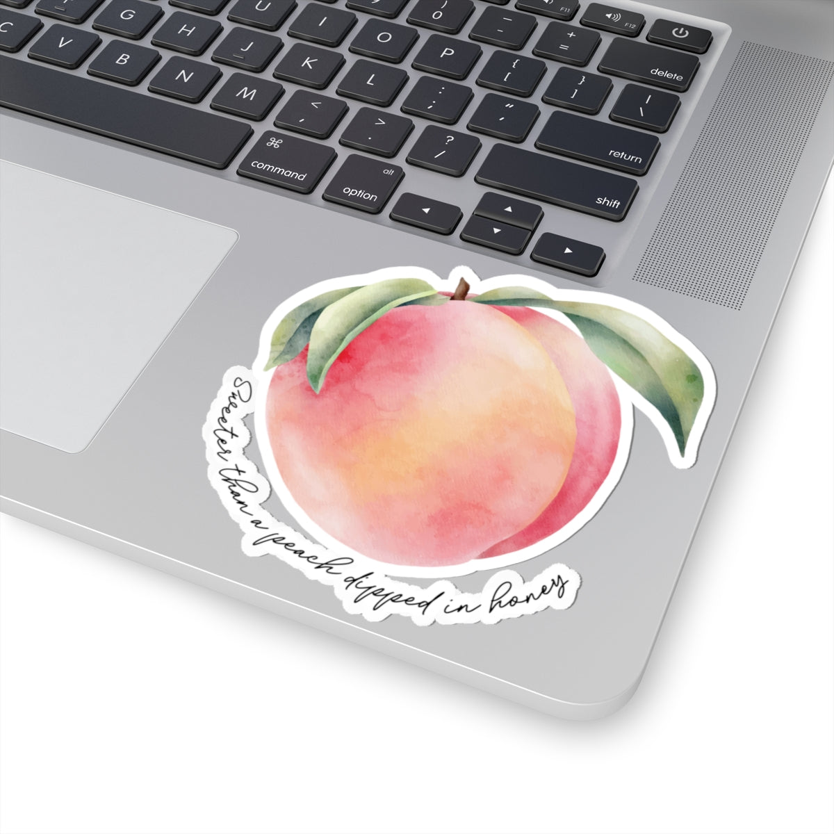 Sweeter Than A Peach In Honey Texas Valentine Kiss-Cut Stickers