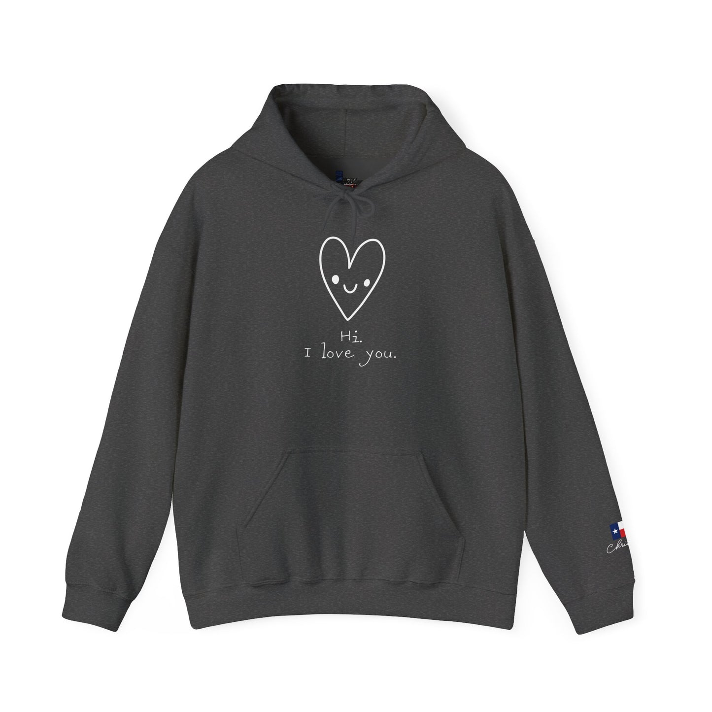 Hi. I Love You. Unisex Heavy Blend™ Hooded Sweatshirt