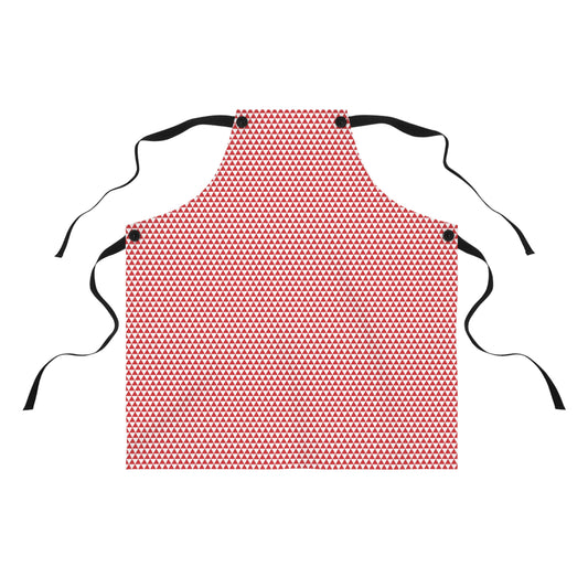 Red Triangles Apron