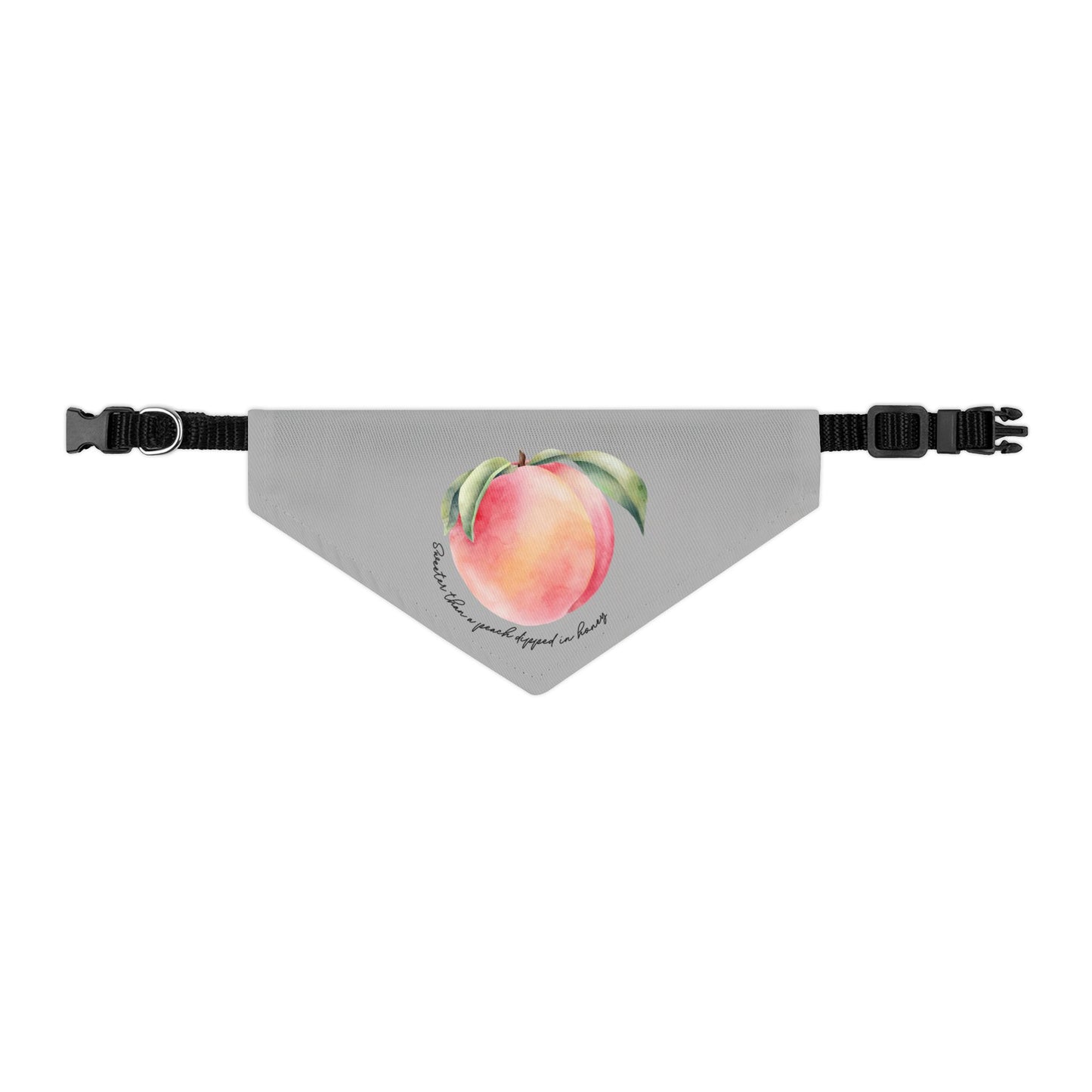 Sweet As A Peach Dipped In Honey Clip-On Pet Bandana Collar