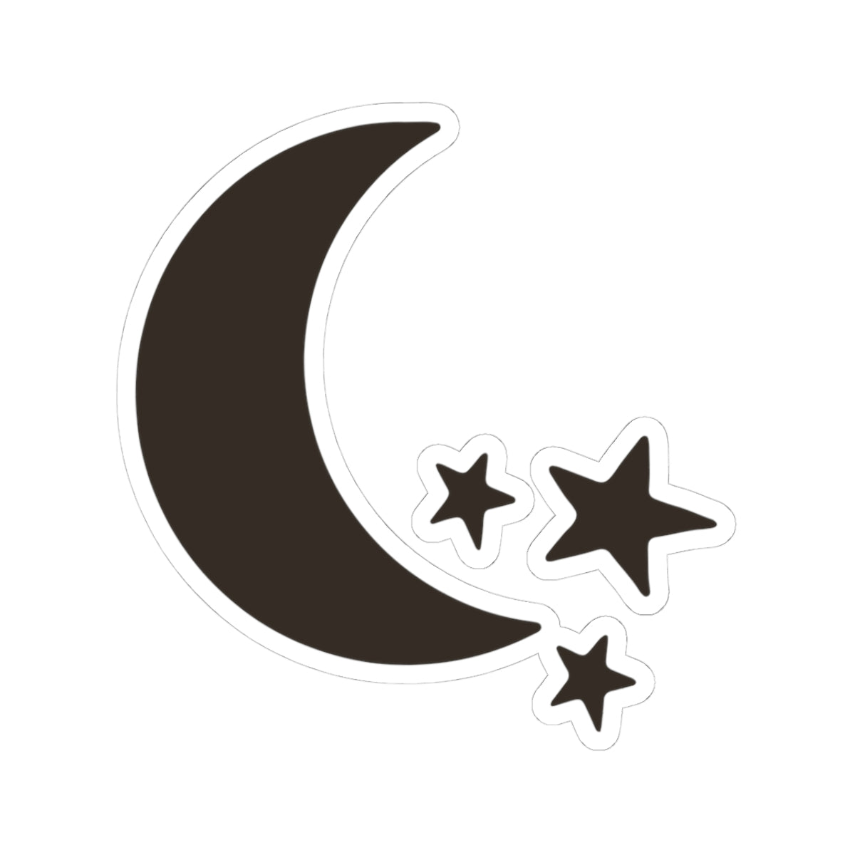 Moon & Stars Valentine Kiss-Cut Stickers