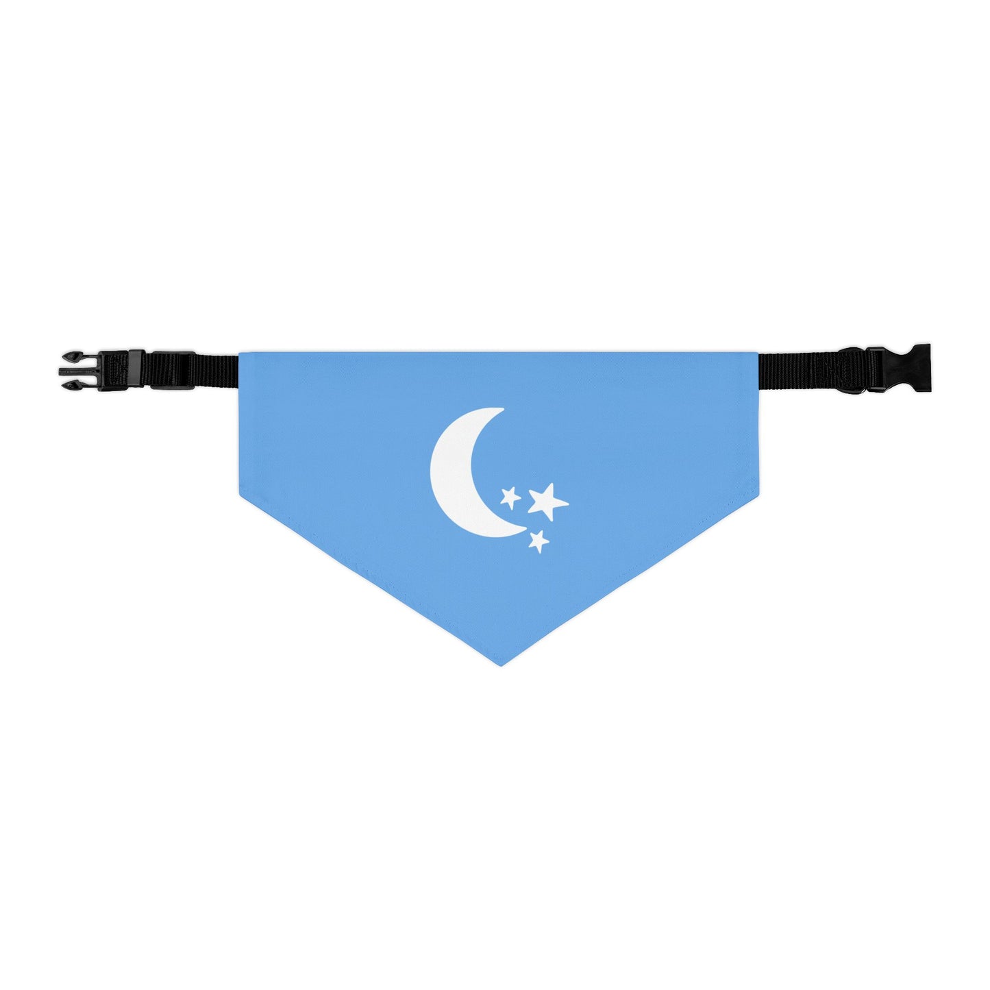Moon & Stars Clip-On Pet Bandana Collar