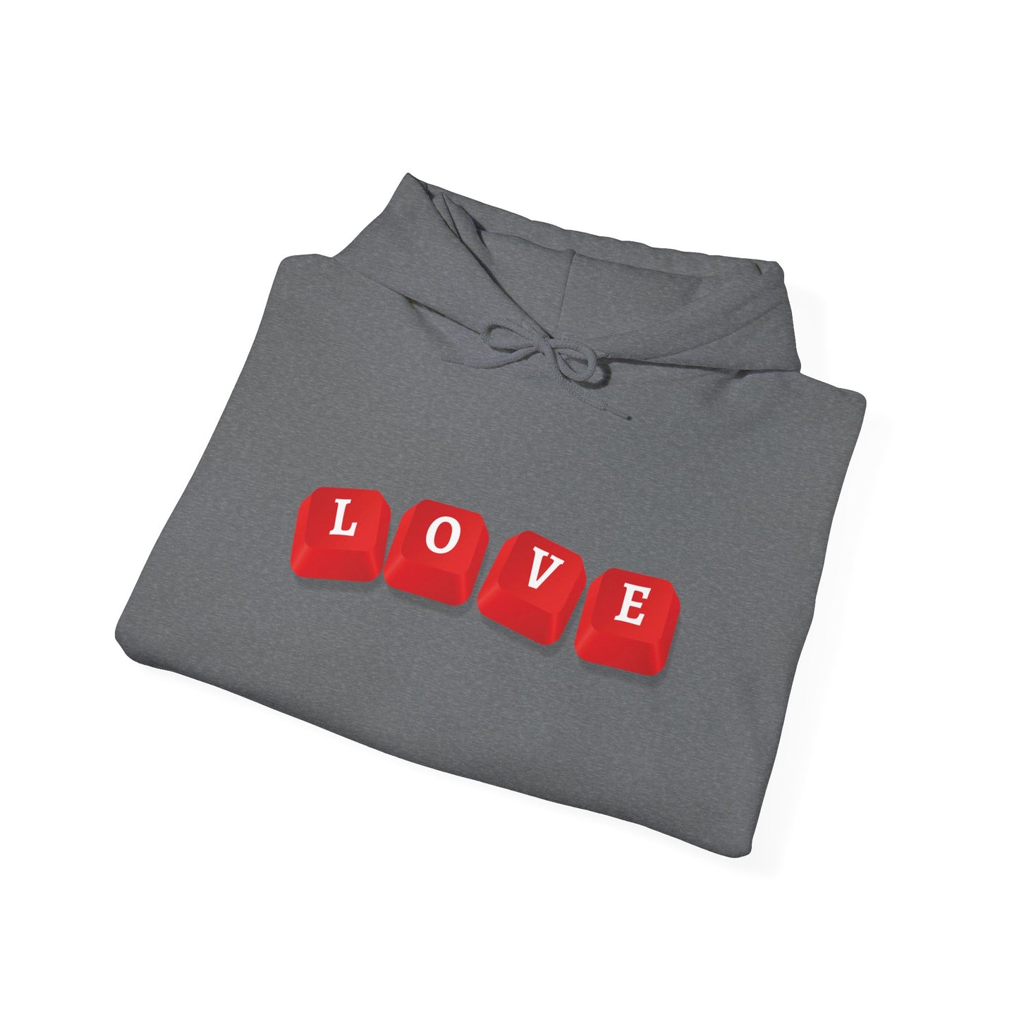 LOVE Key Caps Unisex Heavy Blend™ Hooded Sweatshirt