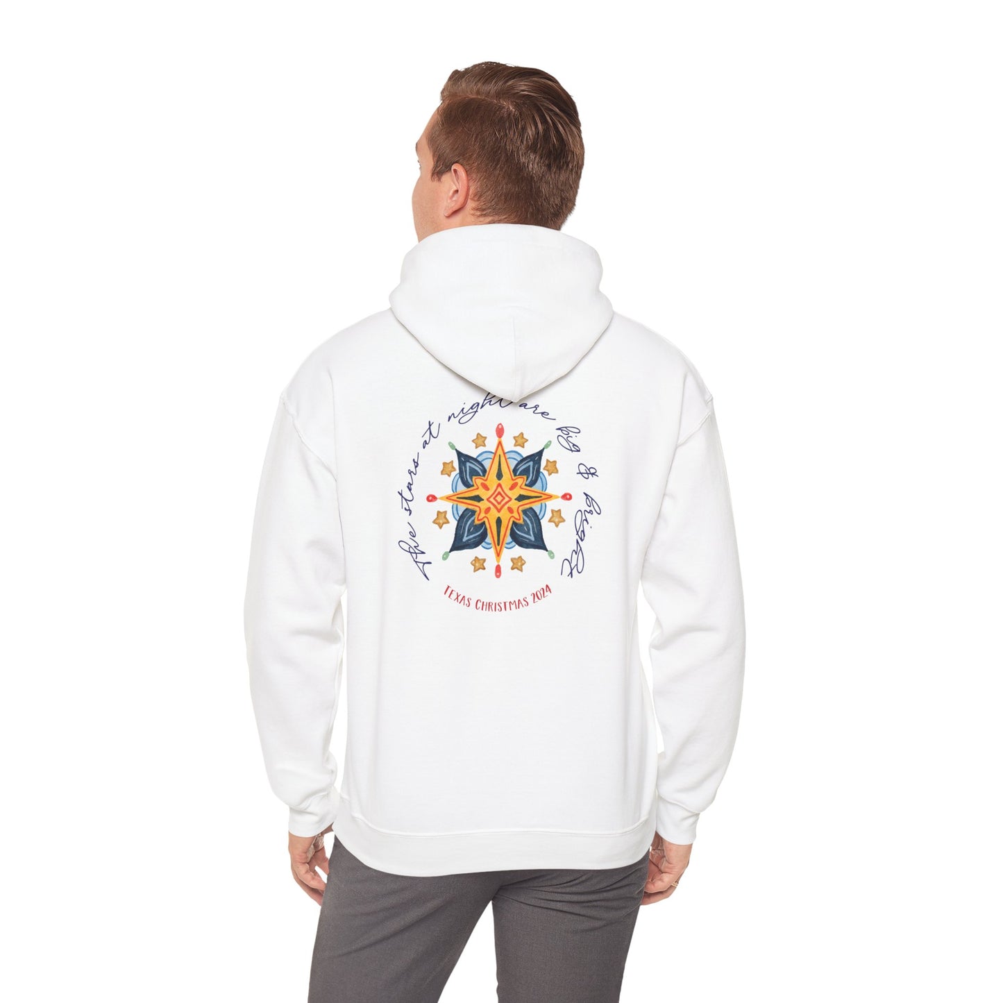 Texas Christmas Northern Star Unisex Heavy Blend™ Hooded Sweatshirt