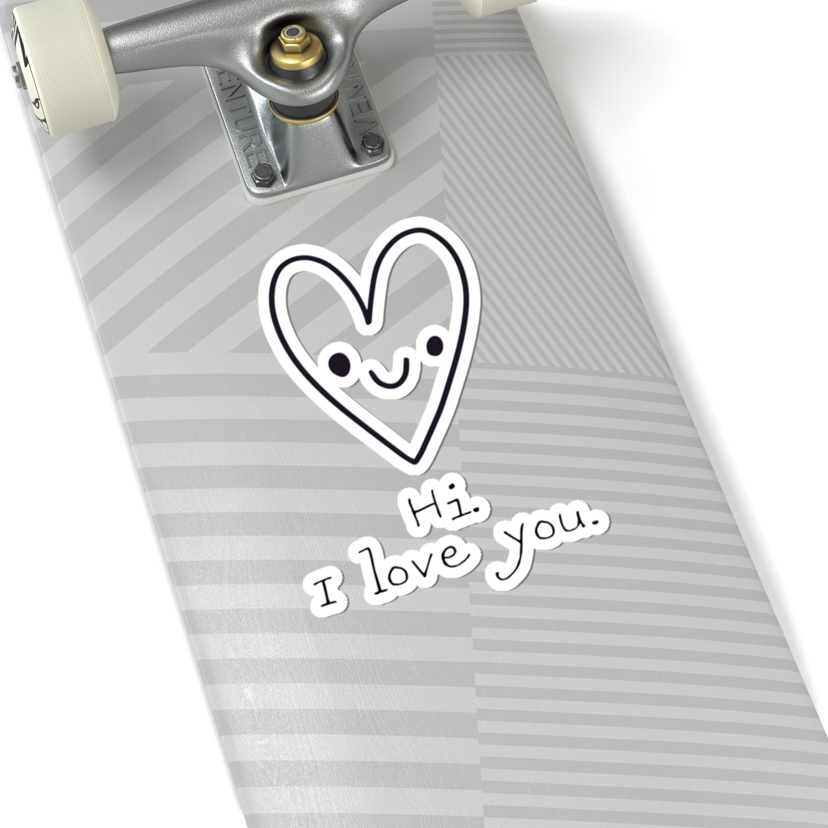 Hi. I Love You. Valentine Kiss-Cut Stickers