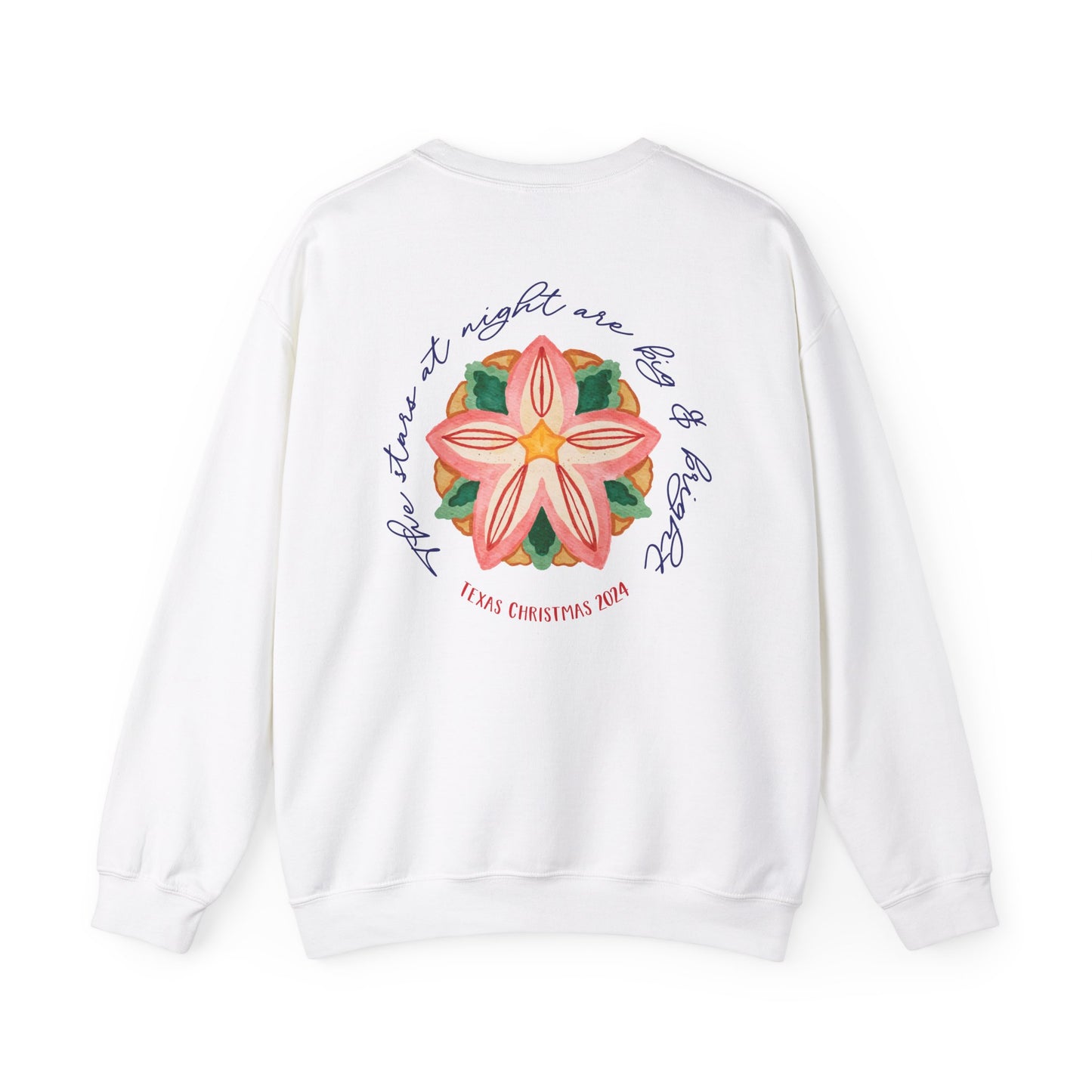 Texas Christmas Southern Star Unisex Heavy Blend™ Crewneck Sweatshirt